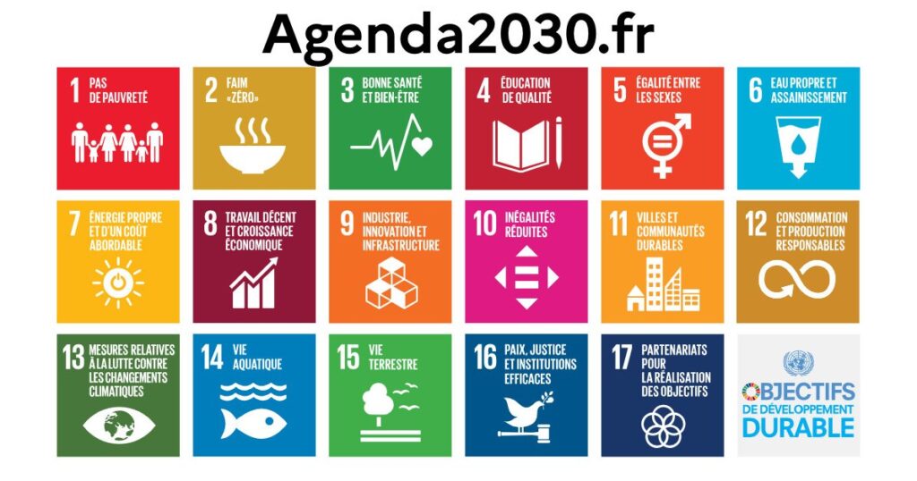 Les 17 Objectifs de développement durable de l’ONU.