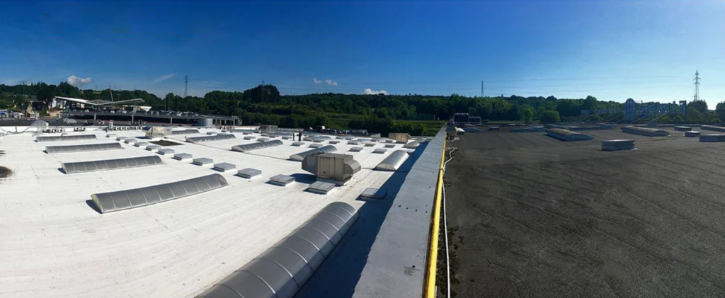À Quimper, notre solution de cool roofing a permis de s'adapter aux épisodes de canicules de plus en plus fréquents.