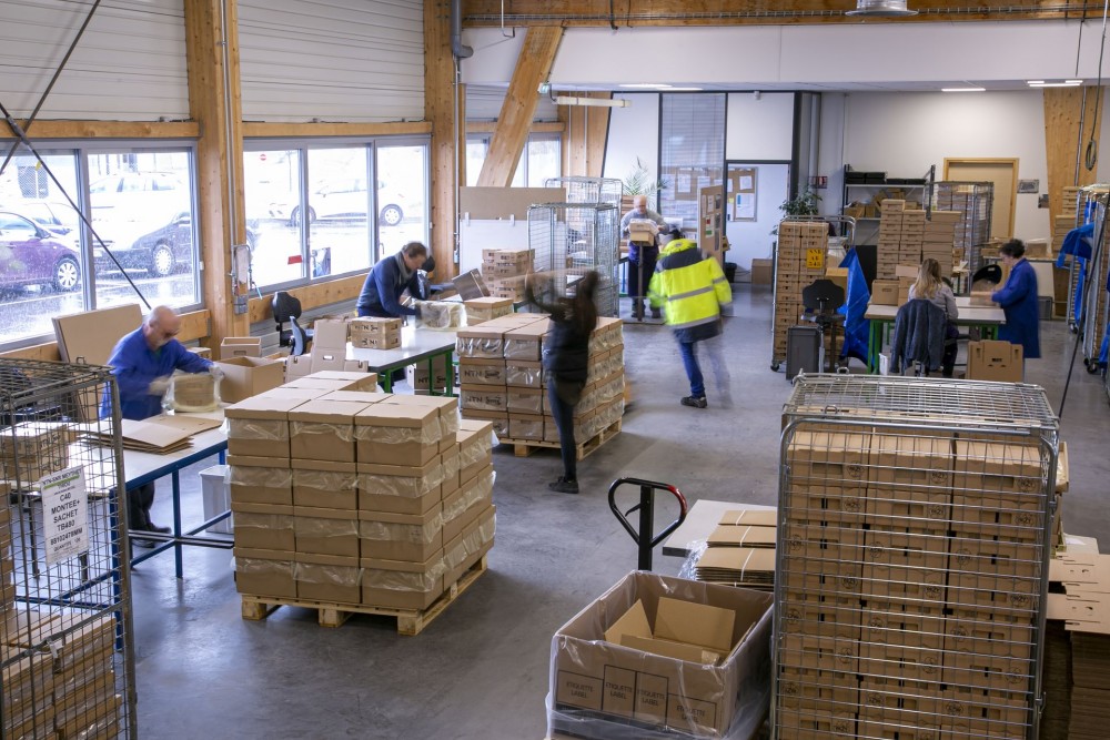 L’ADTP en action dans ses ateliers.