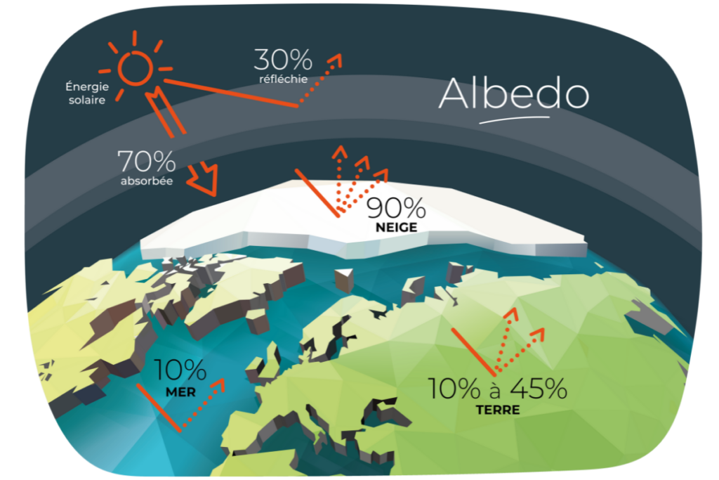 Le cool roofing expliqué : l'albedo des surfaces, un concept clé pour comprendre comment réduire passivement la température des bâtiments.