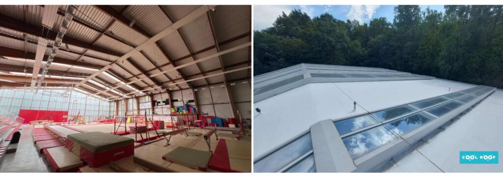Cool Roof au gymnase Guimier de Tremblay-en-France : Un cas exemplaire des bénéfices du cool roofing pour les collectivités territoriales.