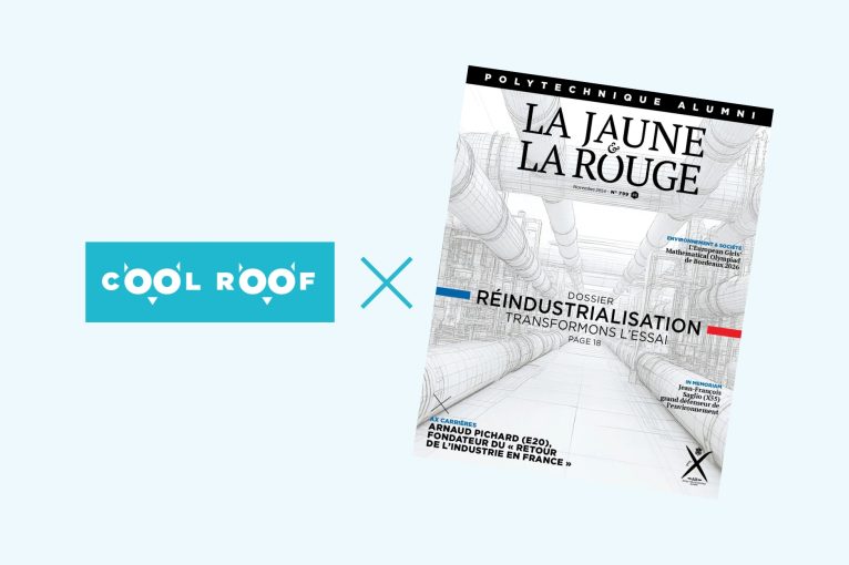 Décarboner les entreprises avec Cool Roof : L'entretien de Frédéric Lachêvre pour l'X