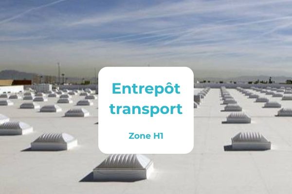 Cool Roof rafraîchit un entrepôt de transports en zone climatique H1.