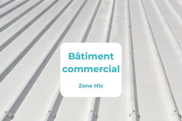 Cool Roof rafraîchit avec succès un bâtiment commercial non-alimentaire en zone H1c.