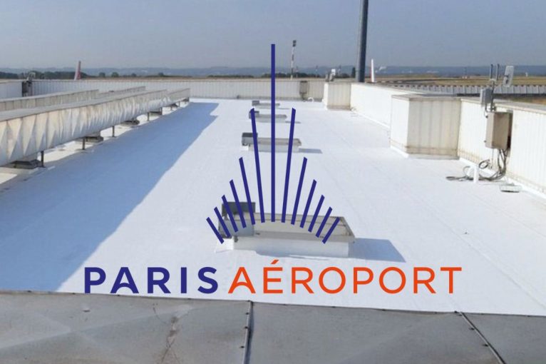 Cool Roof rafraîchit le terminal 2G de l'aéroport de Paris à Roissy.
