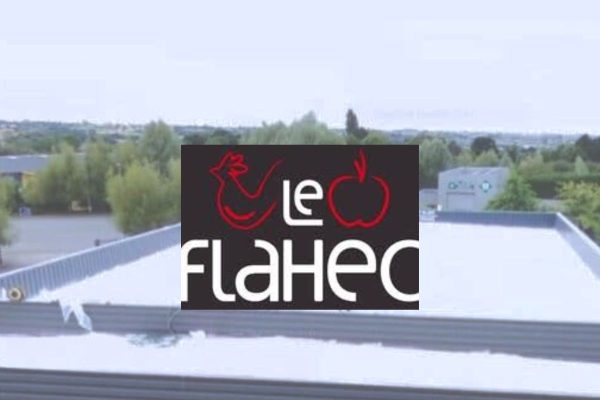 Cool Roof sur le site Le Flahec à Yffiniac (22).