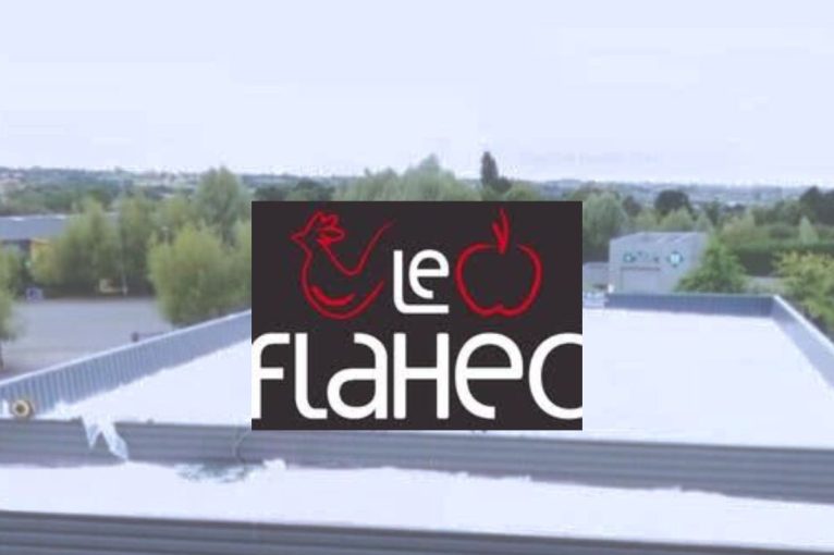 Cool Roof sur le site Le Flahec à Yffiniac (22).