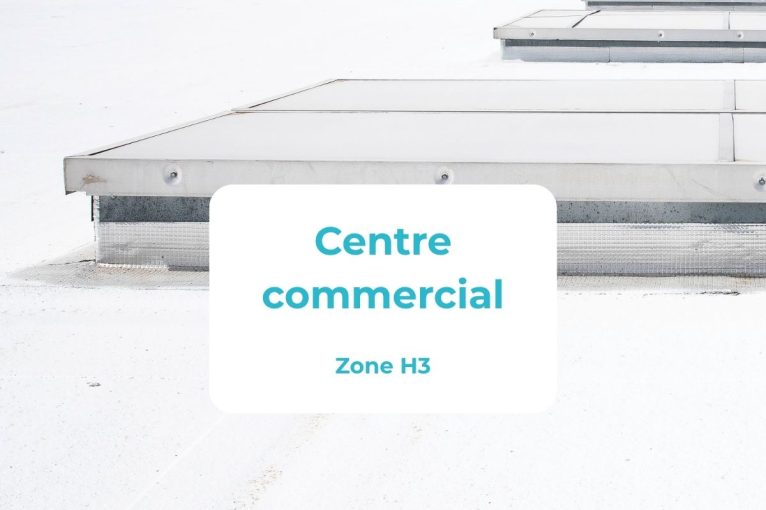 Un centre commercial en zone H3 bénéficie désormais de tous les avantages du cool roofing par Cool Roof.